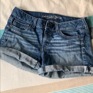 AEO Midi Jean Shorts
